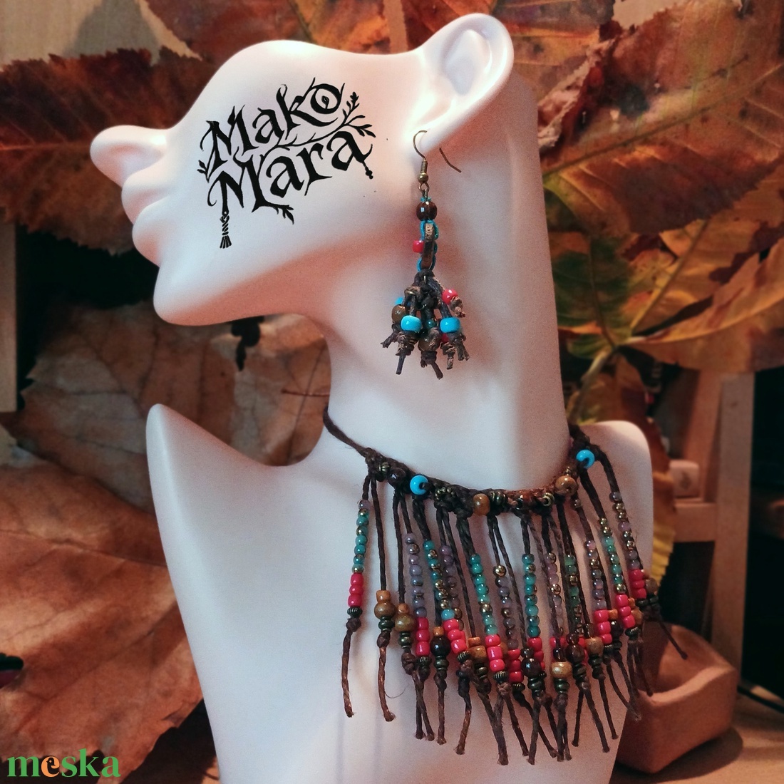 Mangkwan Wrath fülbevaló  - ékszer - fülbevaló - lógó fülbevaló - Meska.hu