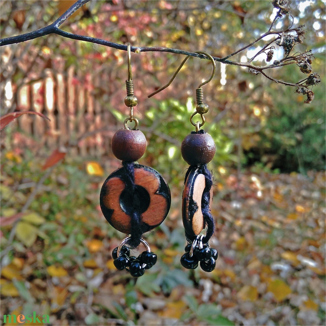 Hanti Warrior fülbevaló  - ékszer - fülbevaló - lógó fülbevaló - Meska.hu