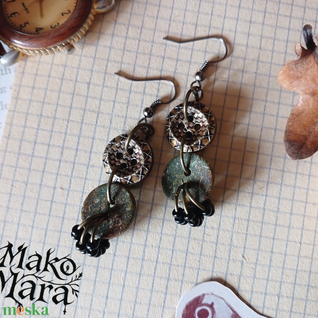 Mad Max fülbevaló  - ékszer - fülbevaló - lógó fülbevaló - Meska.hu