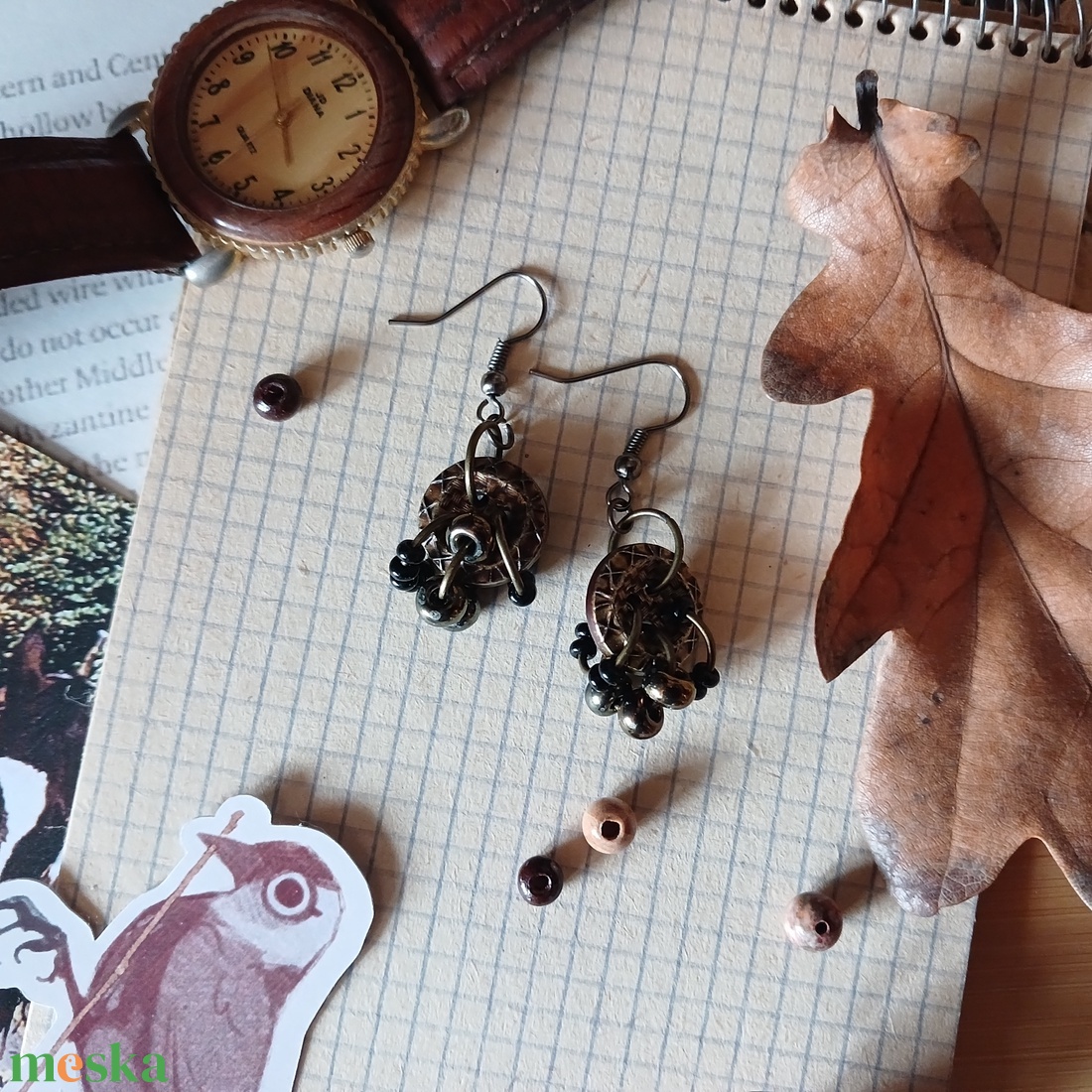 Furiosa fülbevaló  - ékszer - fülbevaló - lógó fülbevaló - Meska.hu