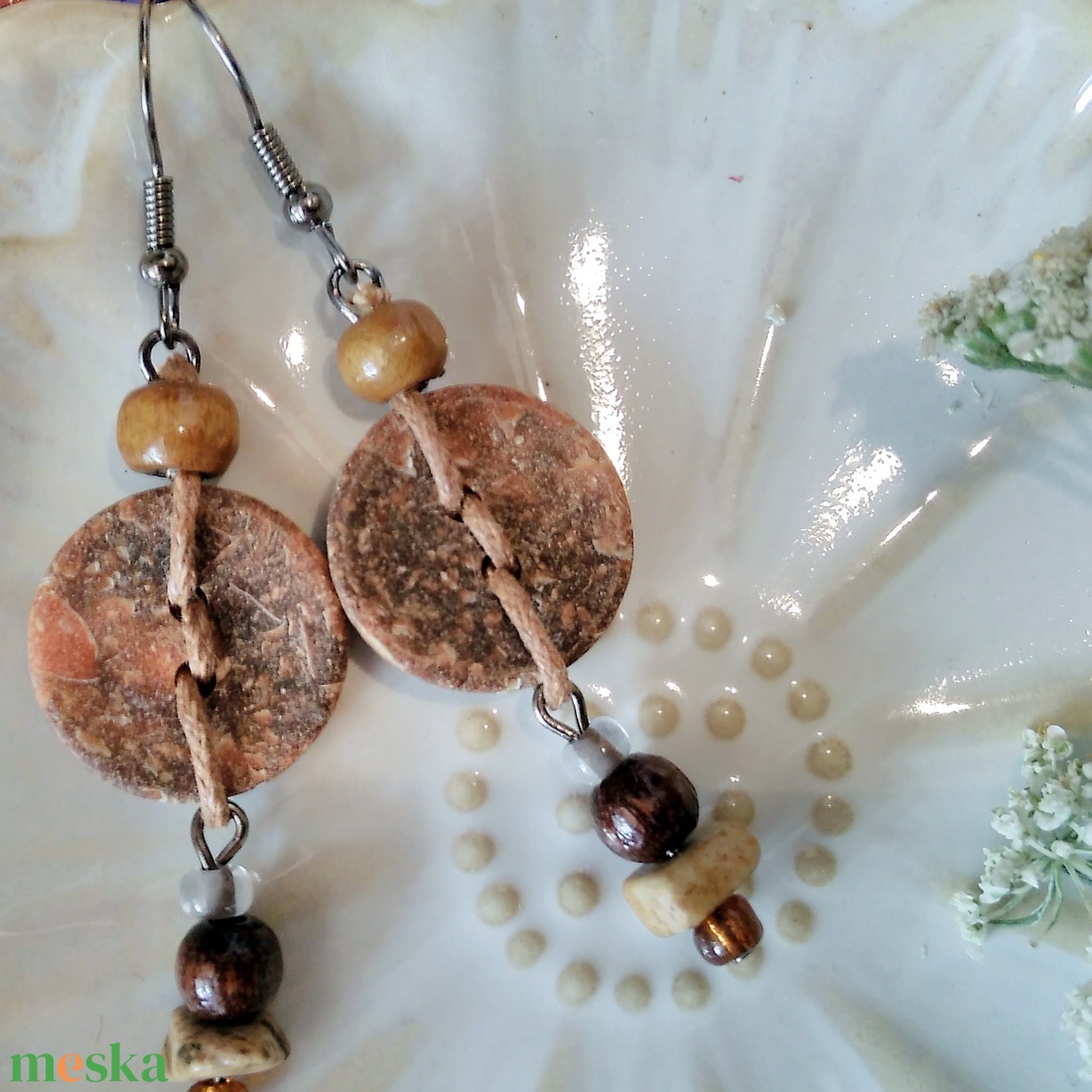 Tayrangi warrior   fülbevaló  - ékszer - fülbevaló - lógó fülbevaló - Meska.hu