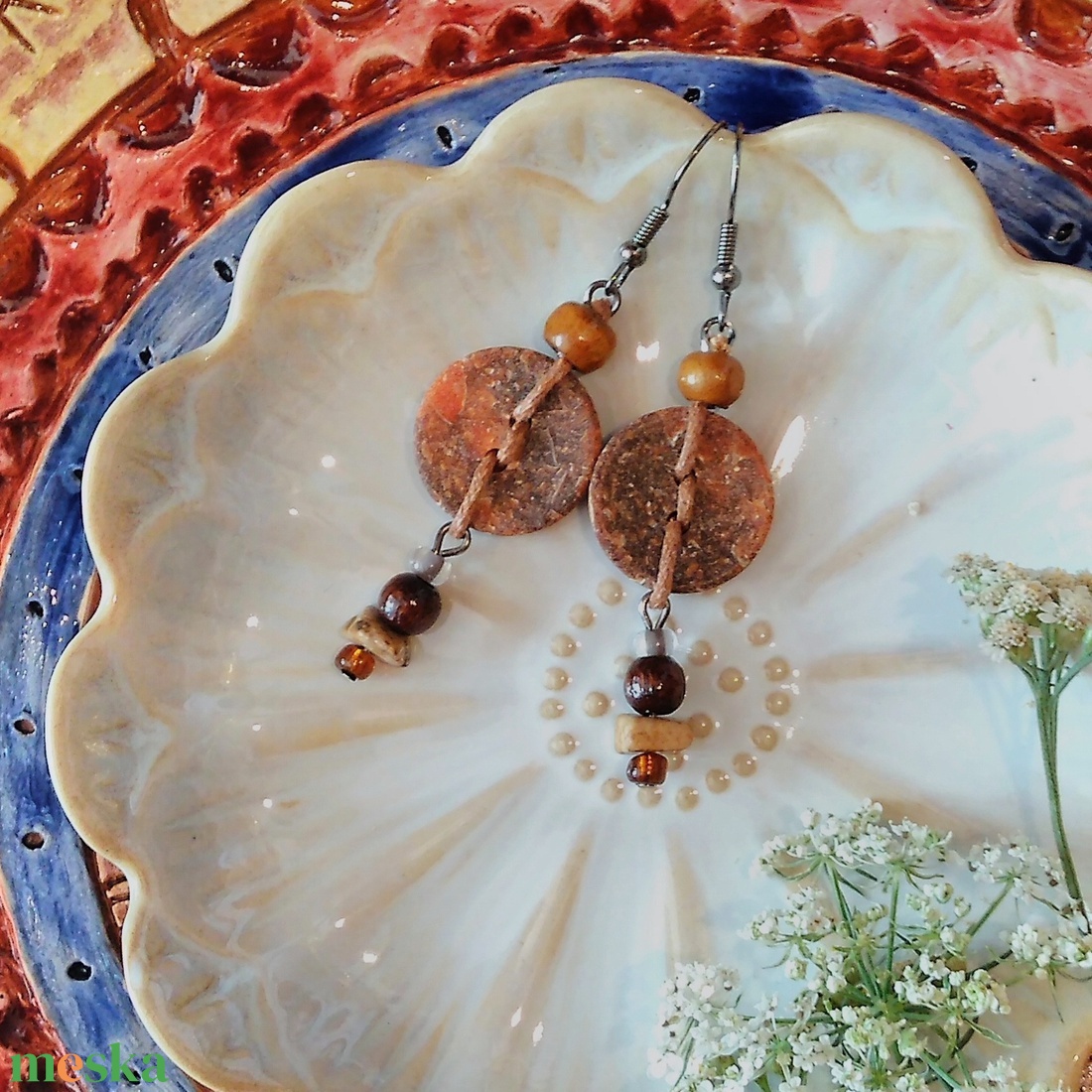 Tayrangi warrior   fülbevaló  - ékszer - fülbevaló - lógó fülbevaló - Meska.hu