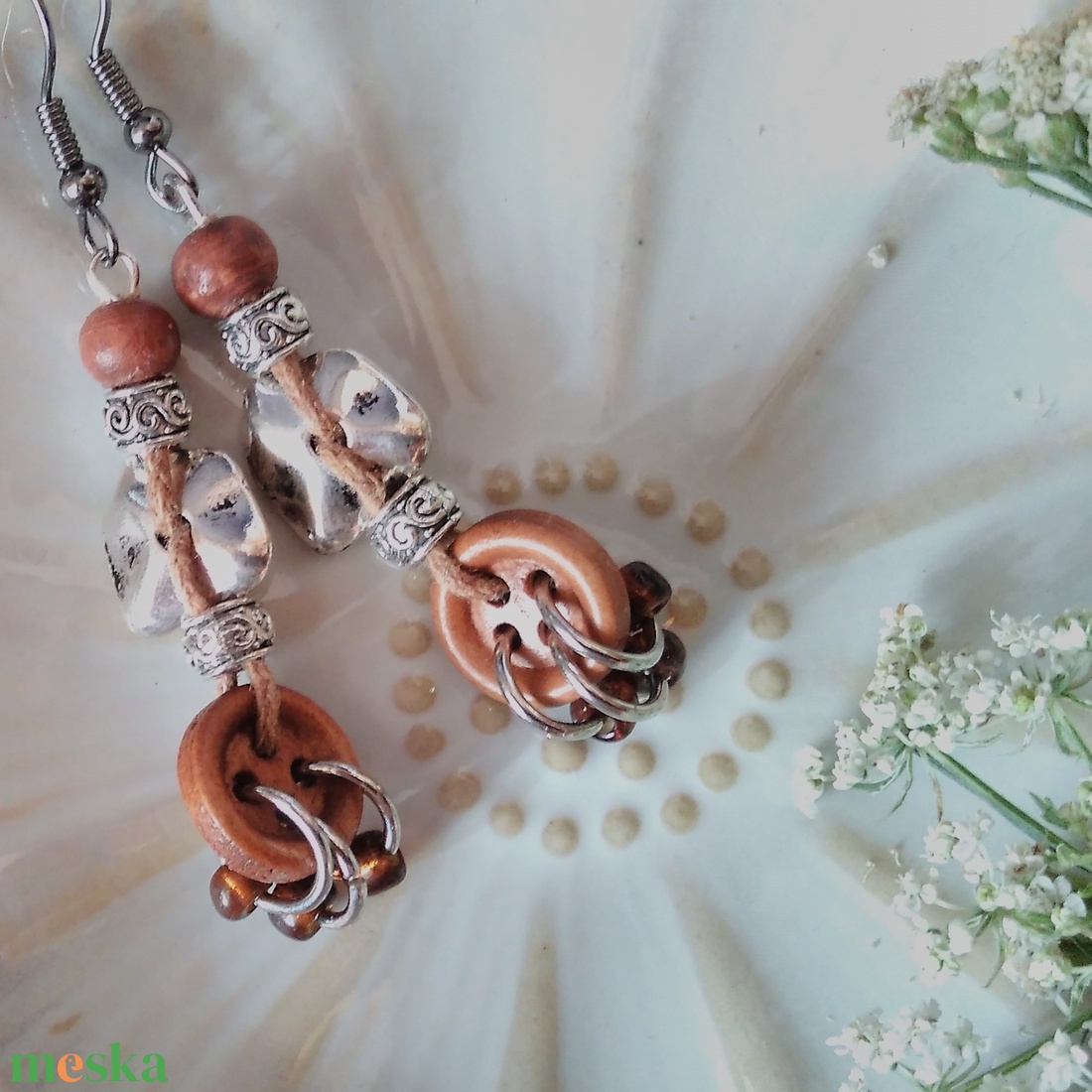 Avar Feast  fülbevaló  - ékszer - fülbevaló - lógó fülbevaló - Meska.hu