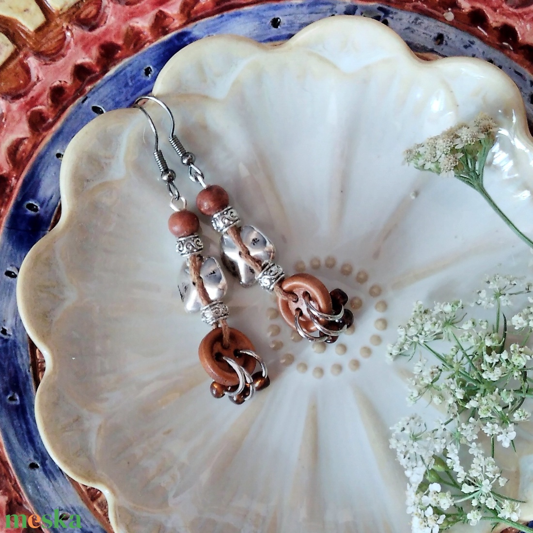 Avar Feast  fülbevaló  - ékszer - fülbevaló - lógó fülbevaló - Meska.hu