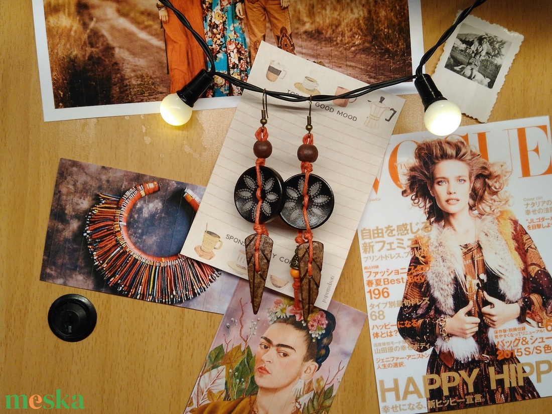 Olangi Sunday  fülbevaló  - ékszer - fülbevaló - lógó fülbevaló - Meska.hu