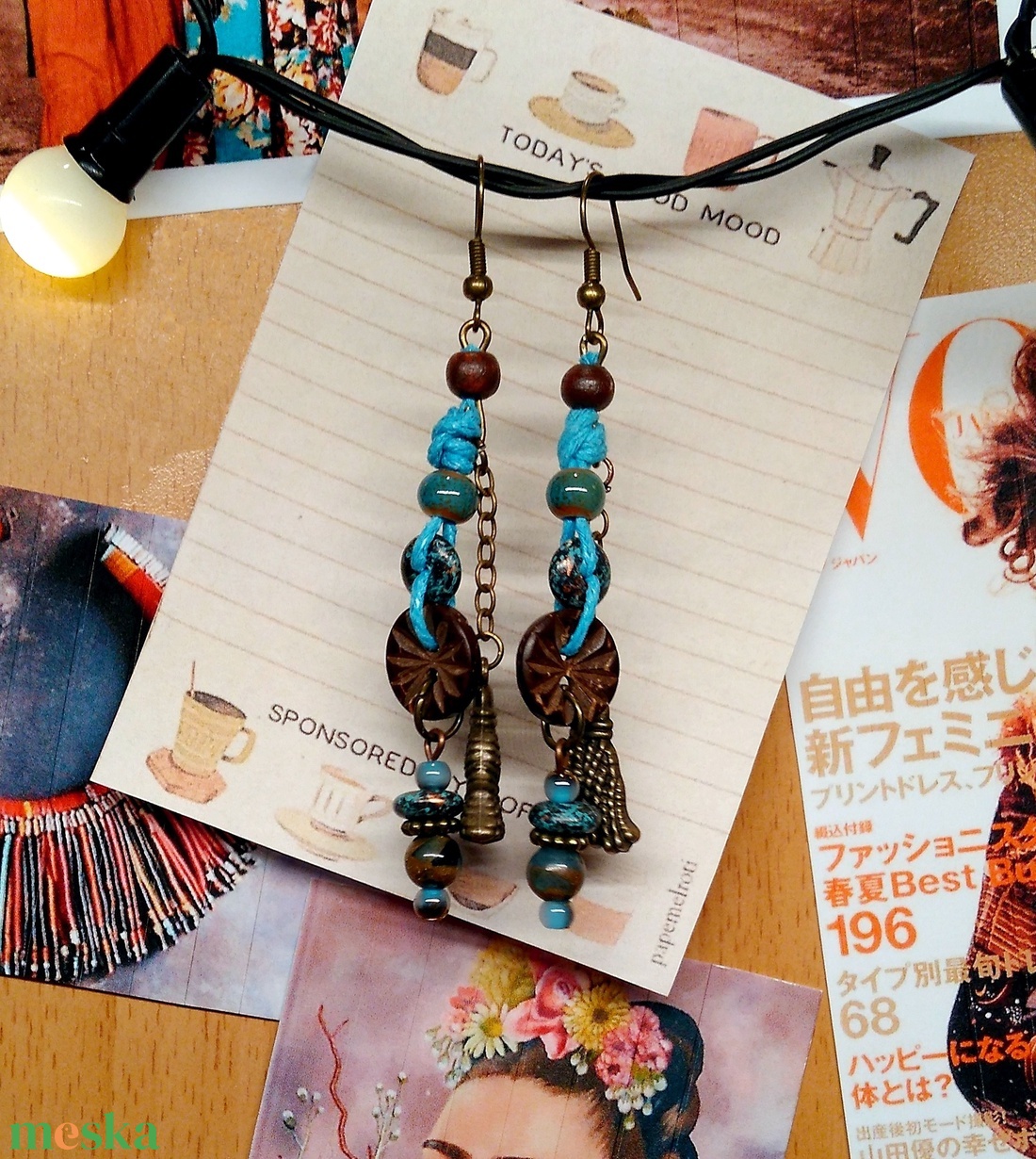 Metkayina Chief fülbevaló  - ékszer - fülbevaló - lógó fülbevaló - Meska.hu