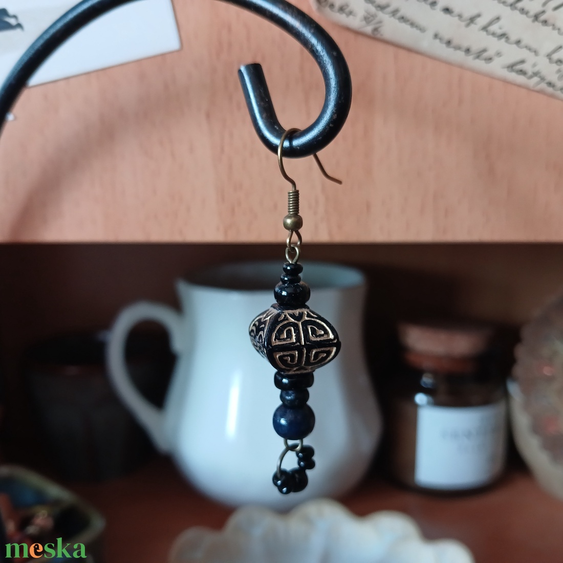 Posh Wednesday fülbevaló  - ékszer - fülbevaló - lógó fülbevaló - Meska.hu