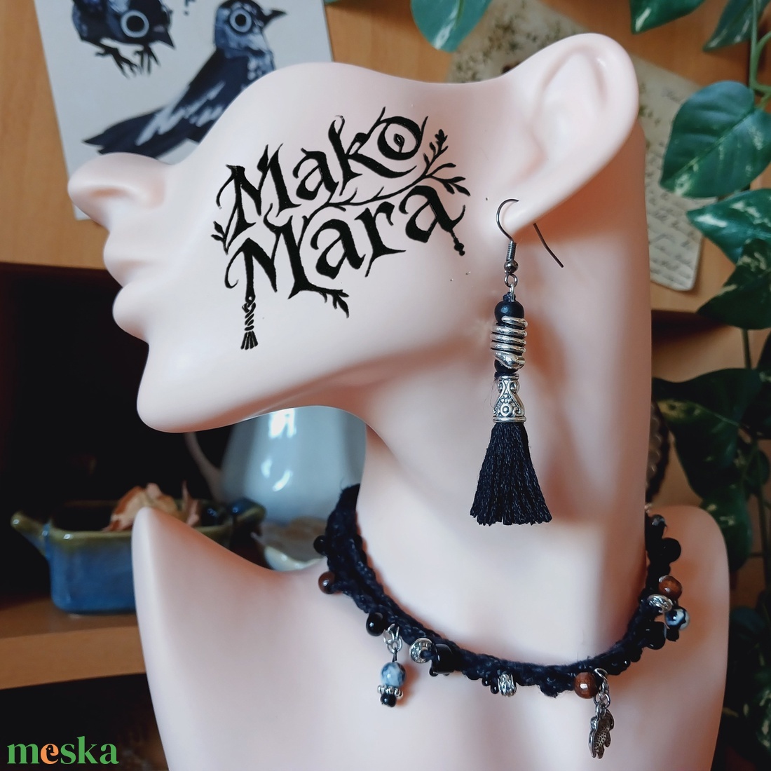 Funky Wednesday fülbevaló  - ékszer - fülbevaló - lógó fülbevaló - Meska.hu