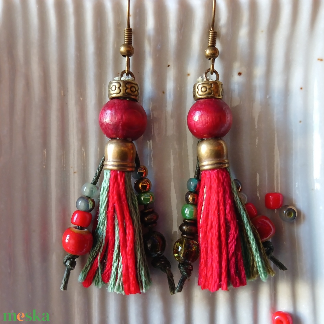 Turul fülbevaló  - ékszer - fülbevaló - lógó fülbevaló - Meska.hu