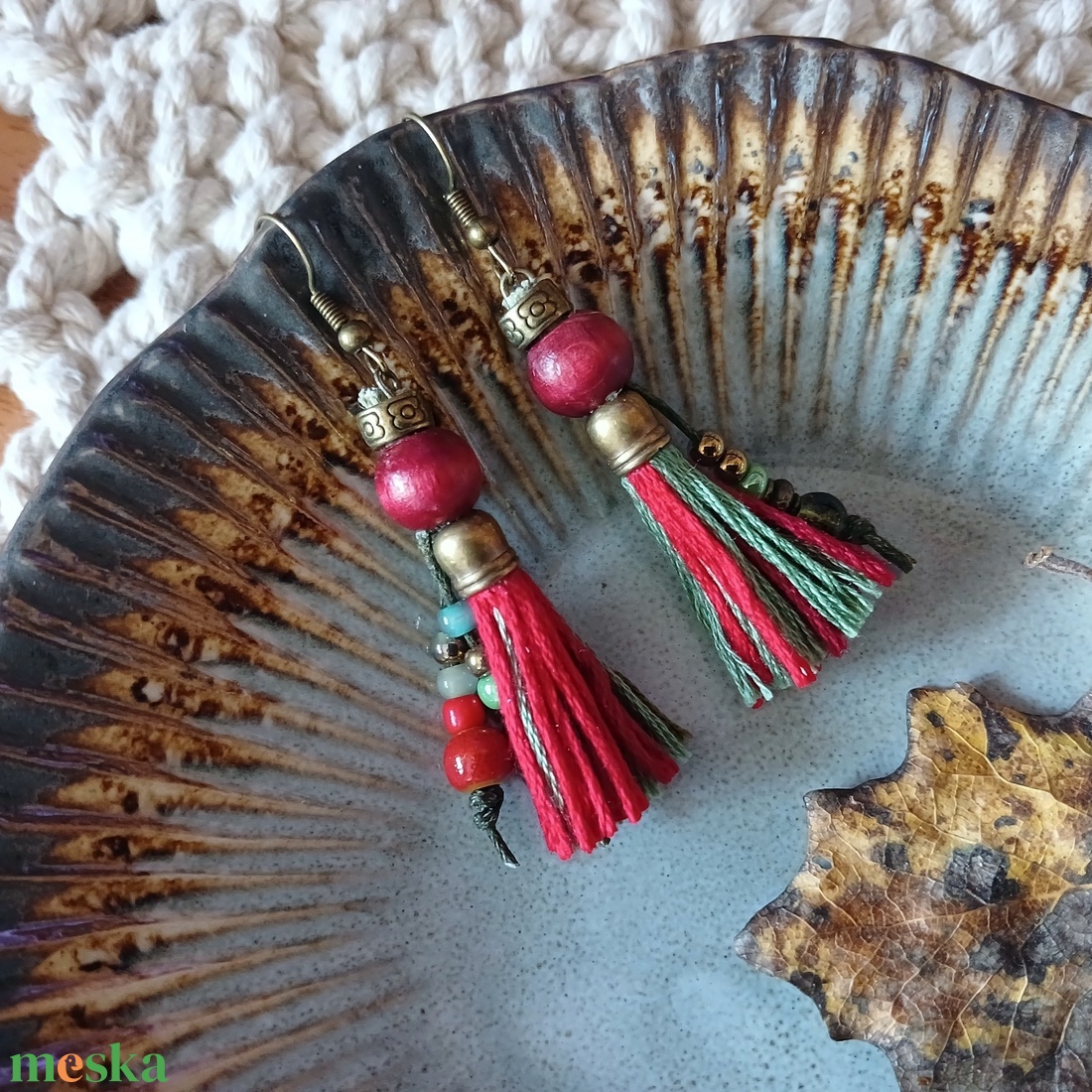 Turul fülbevaló  - ékszer - fülbevaló - lógó fülbevaló - Meska.hu