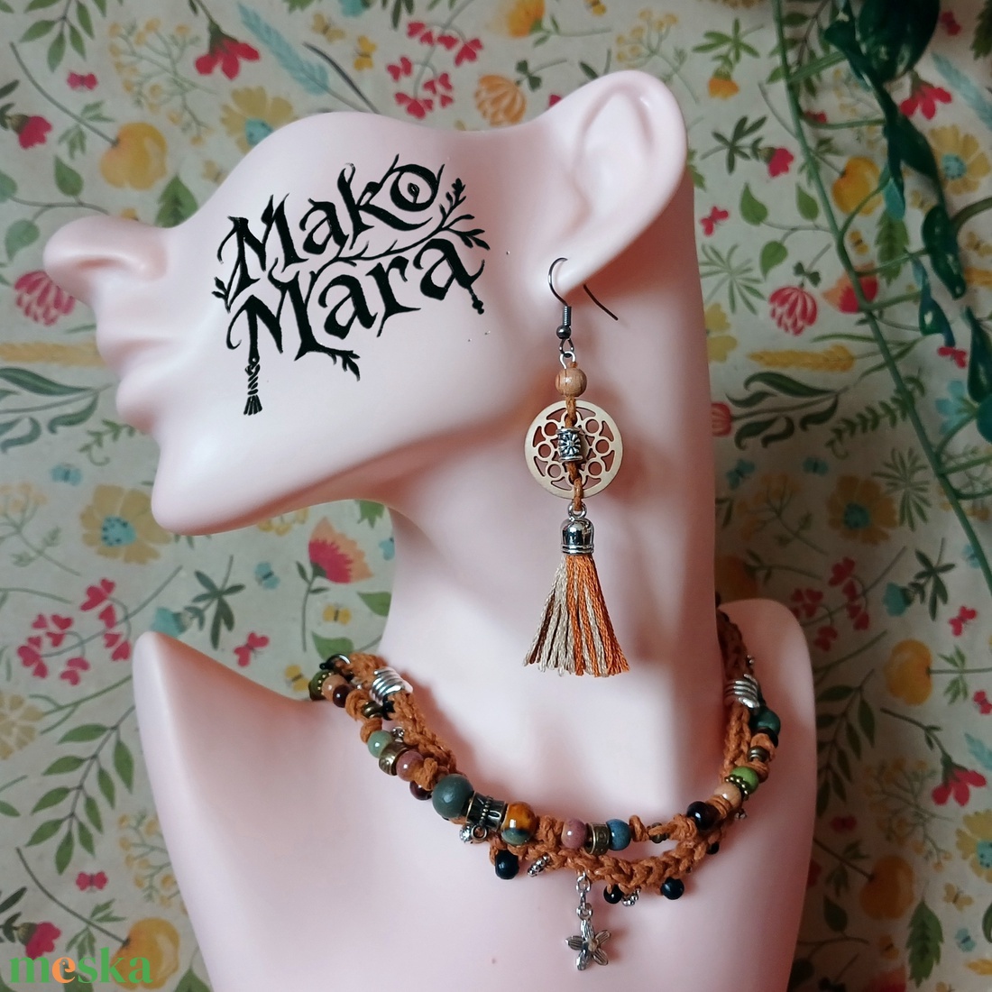 Kekunan Plains fülbevaló  - ékszer - fülbevaló - lógó fülbevaló - Meska.hu