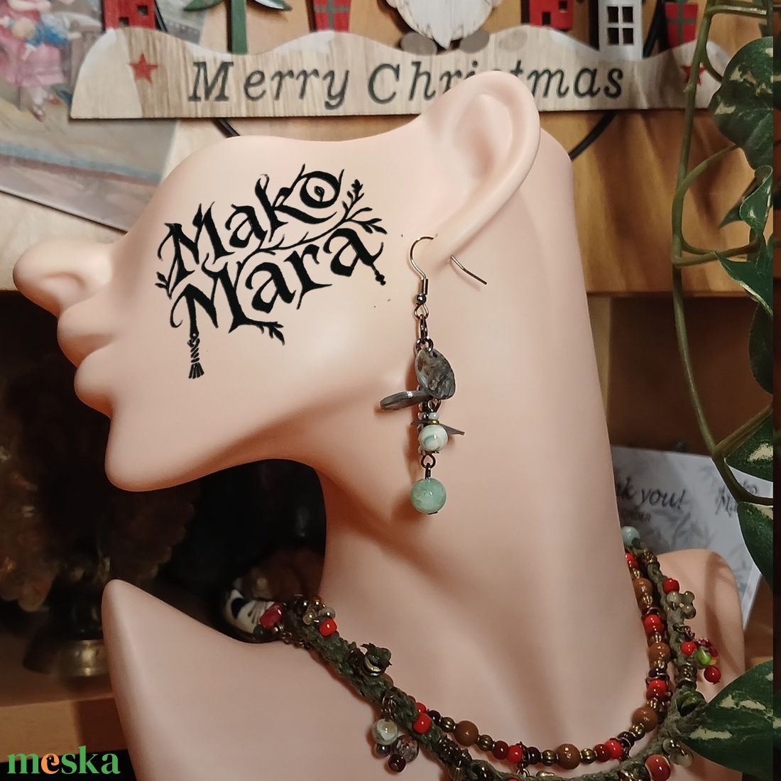 Metkayina Sea fülbevaló  - ékszer - fülbevaló - lógó fülbevaló - Meska.hu