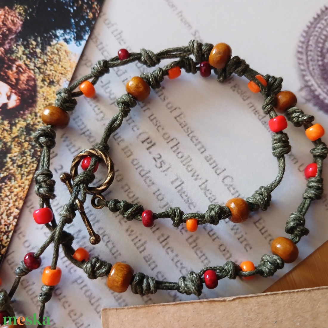 Kekunan Tiretu szett, fülbevaló és nyaklánc - ékszer - ékszerszett - Meska.hu