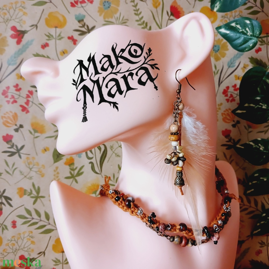 Tadai Wings fülbevaló - ékszer - fülbevaló - lógó fülbevaló - Meska.hu