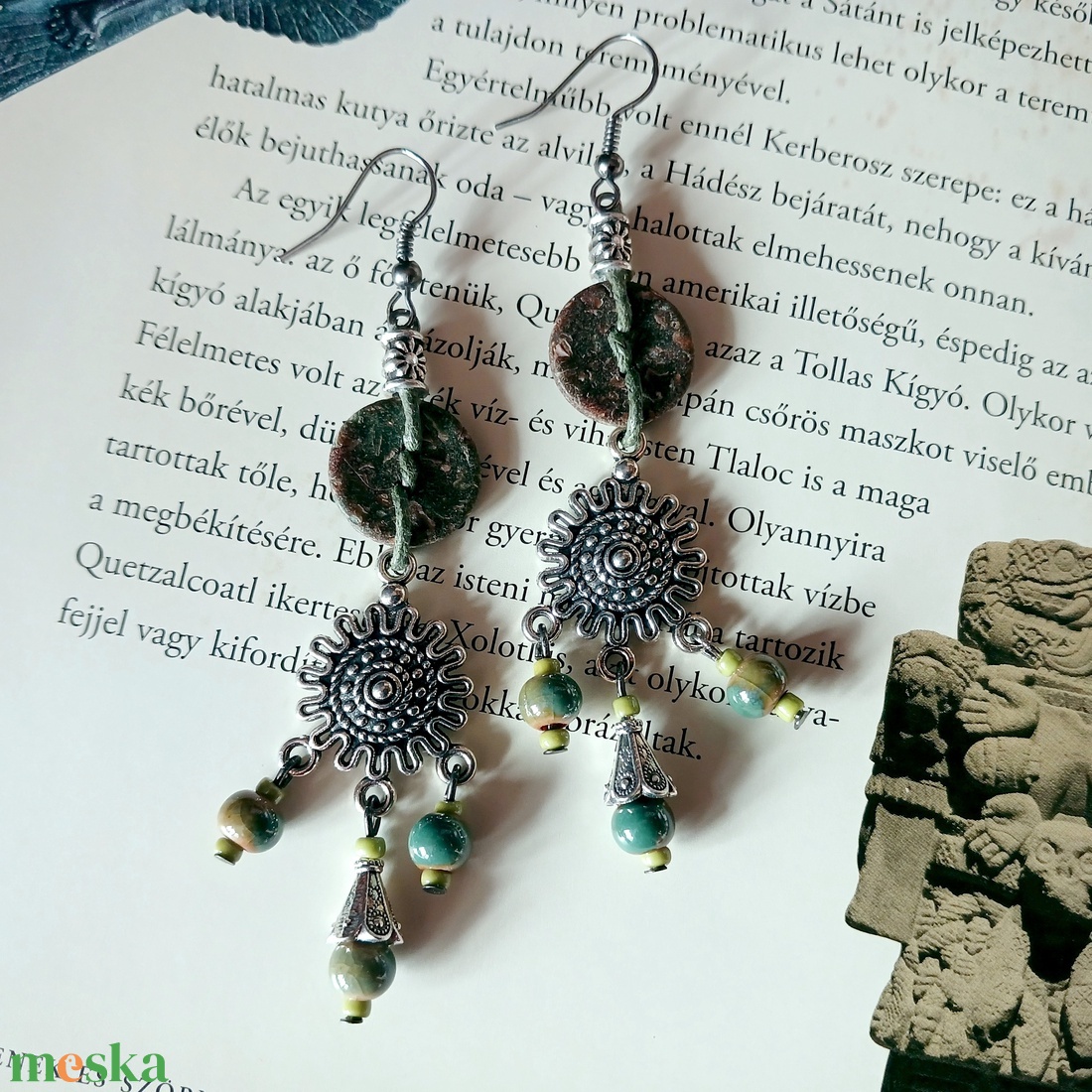 Cercei fülbevaló  - ékszer - fülbevaló - lógó fülbevaló - Meska.hu