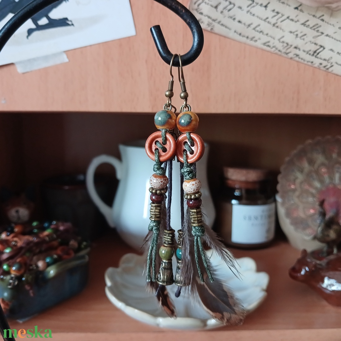 Ikran Rider fülbevaló - ékszer - fülbevaló - lógó fülbevaló - Meska.hu