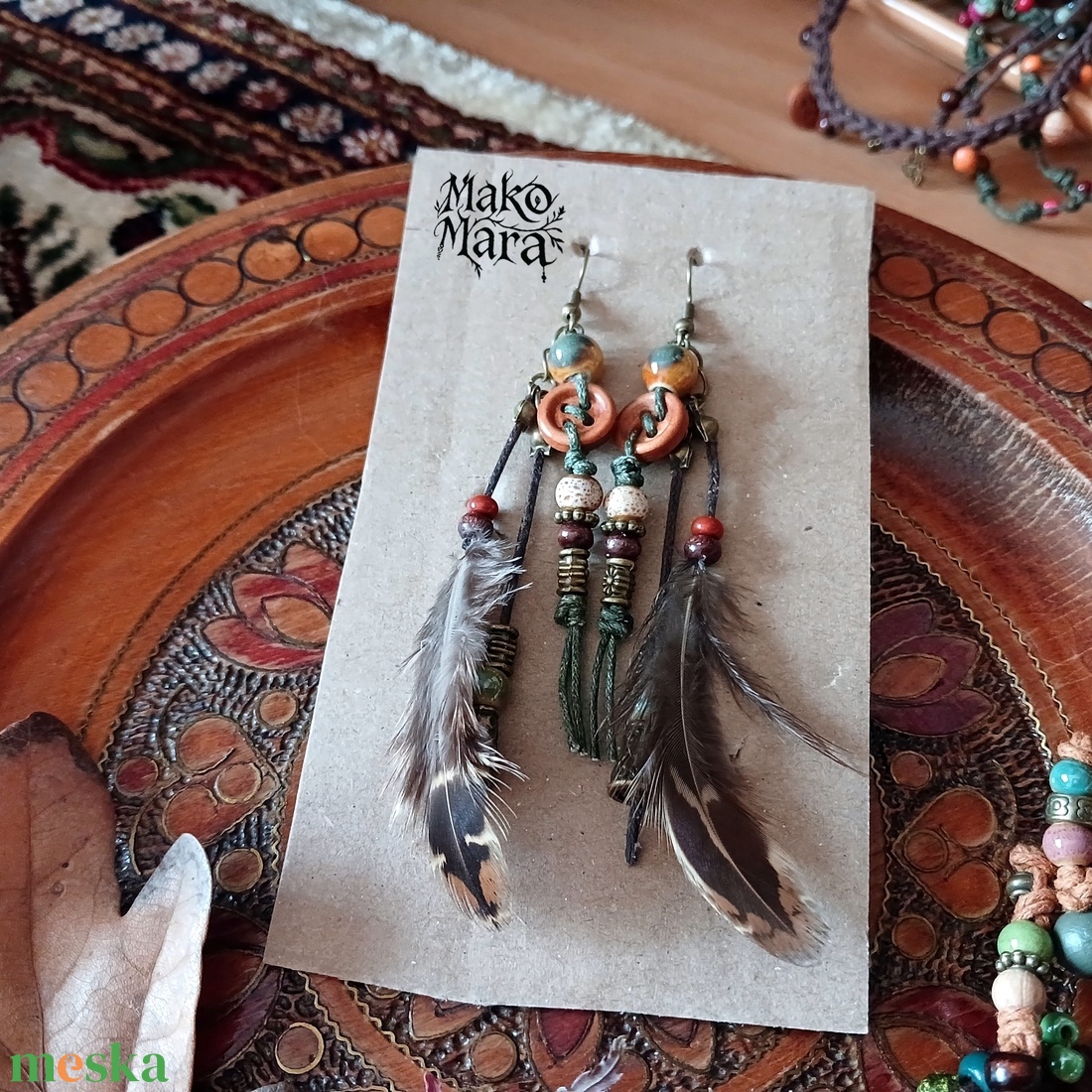 Ikran Rider fülbevaló - ékszer - fülbevaló - lógó fülbevaló - Meska.hu