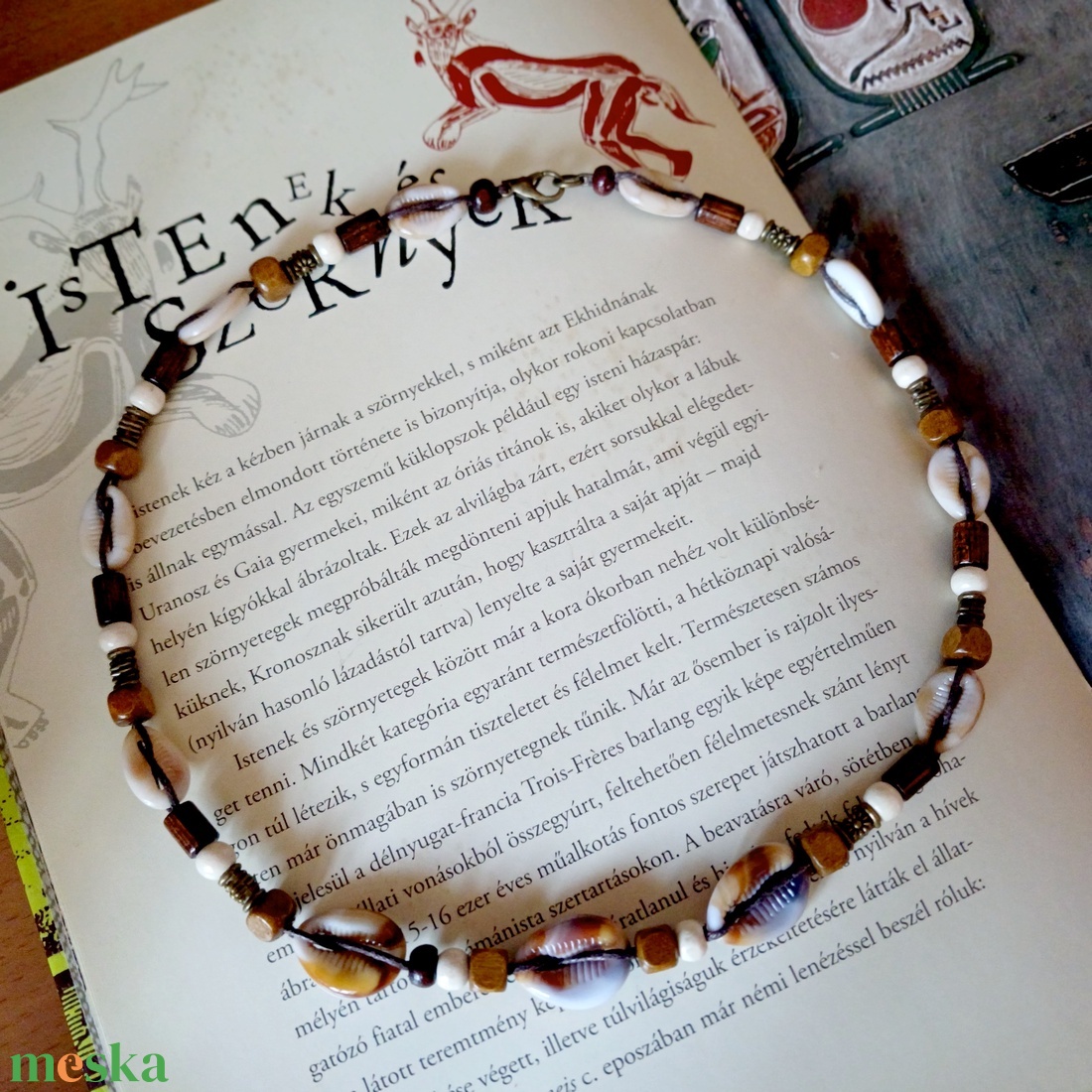 Navi Fisher unisex kagylós szett, nyaklánc és karkötő - ékszer - ékszerszett - Meska.hu