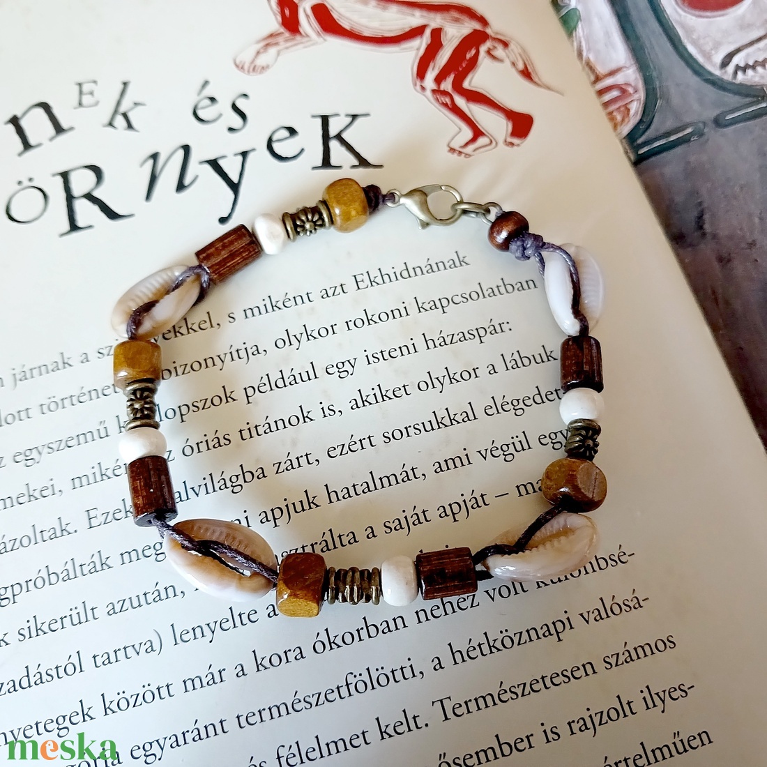 Navi Fisher unisex kagylós szett, nyaklánc és karkötő - ékszer - ékszerszett - Meska.hu