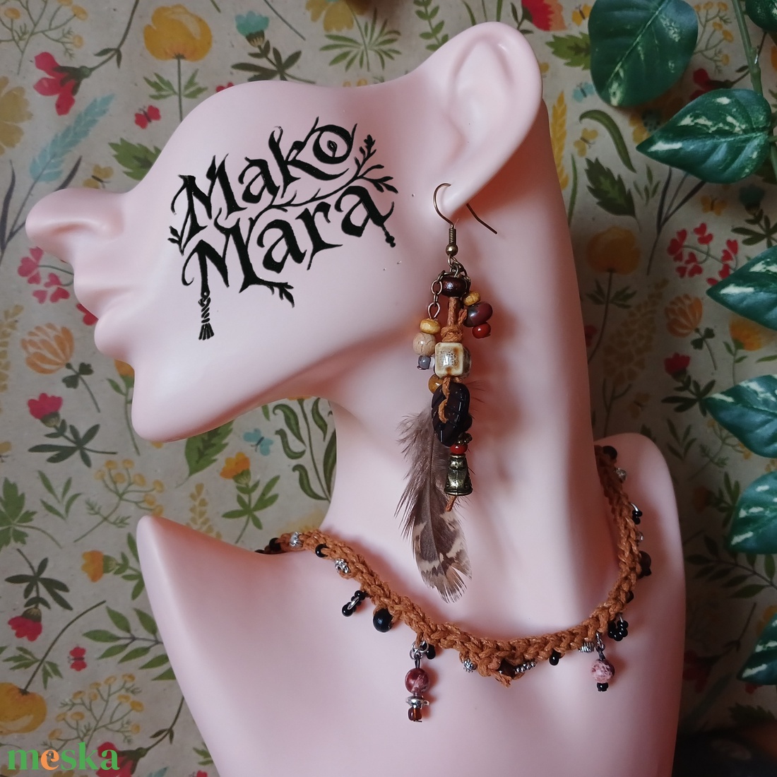 Tayrangi Wings fülbevaló  - ékszer - fülbevaló - lógó fülbevaló - Meska.hu