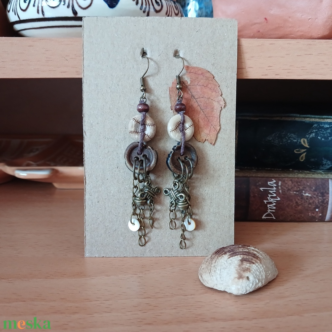 Mad Max Chains fülbevaló  - ékszer - fülbevaló - lógó fülbevaló - Meska.hu