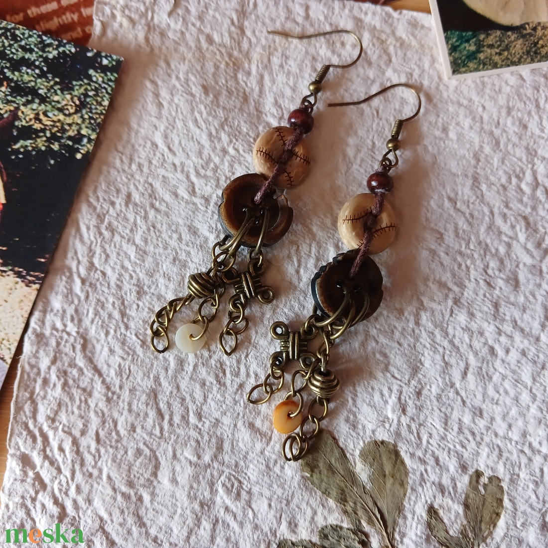 Mad Max Chains fülbevaló  - ékszer - fülbevaló - lógó fülbevaló - Meska.hu