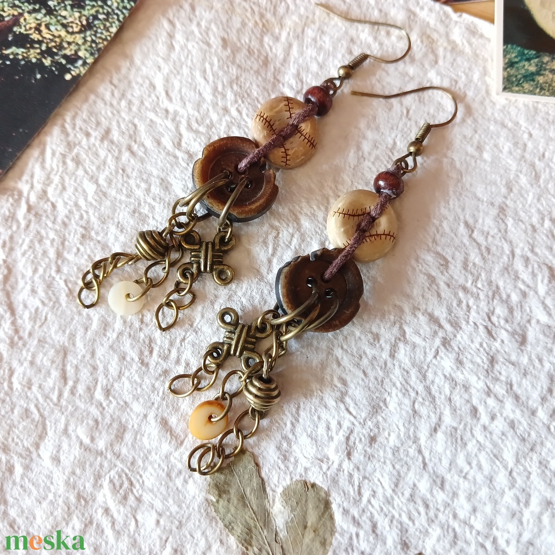 Mad Max Chains fülbevaló  - ékszer - fülbevaló - lógó fülbevaló - Meska.hu