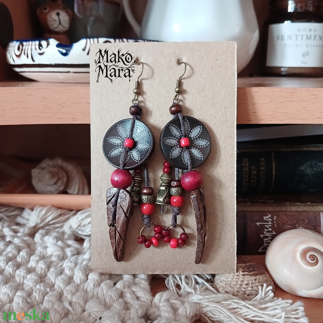 Mangkwan Claws fülbevaló  - ékszer - fülbevaló - lógó fülbevaló - Meska.hu