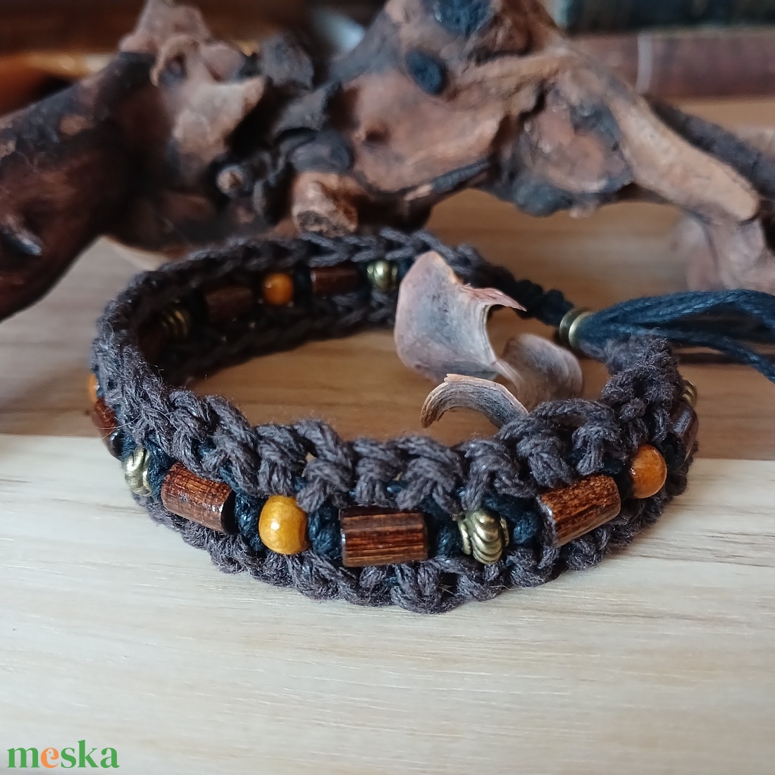 Omatikaya Forest karkötő - ékszer - karkötő - fonott karkötő - Meska.hu