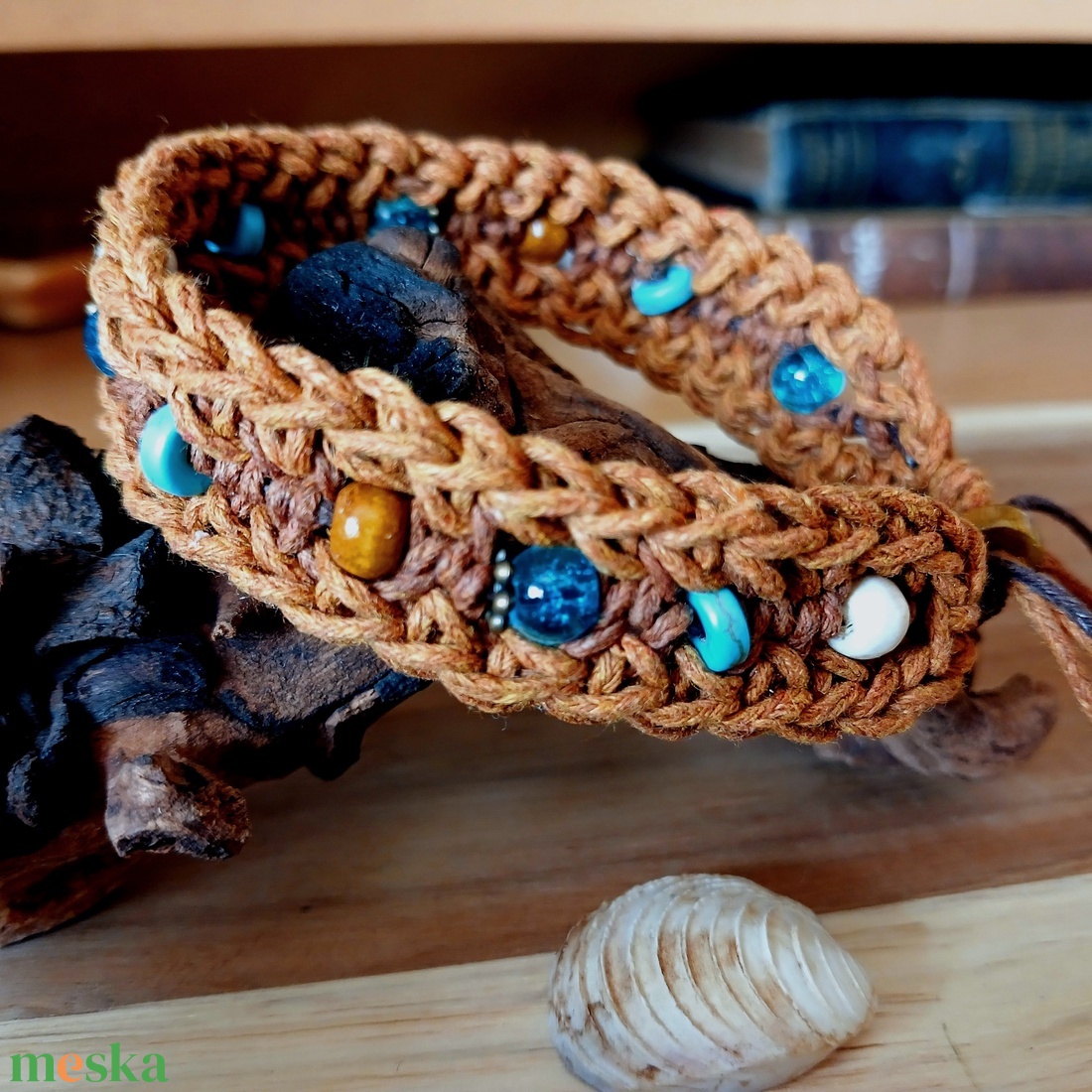 Metkayina Earth karkötő - ékszer - karkötő - fonott karkötő - Meska.hu