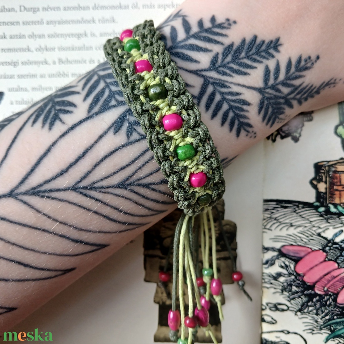 Tulip Cult karkötő - ékszer - karkötő - fonott karkötő - Meska.hu