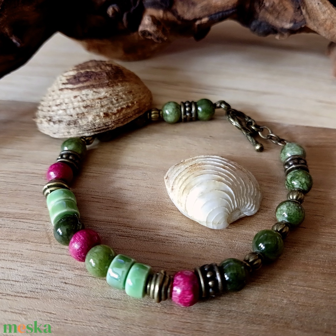 Fuxia Pixie fülbevaló és karkötő  - ékszer - ékszerszett - Meska.hu