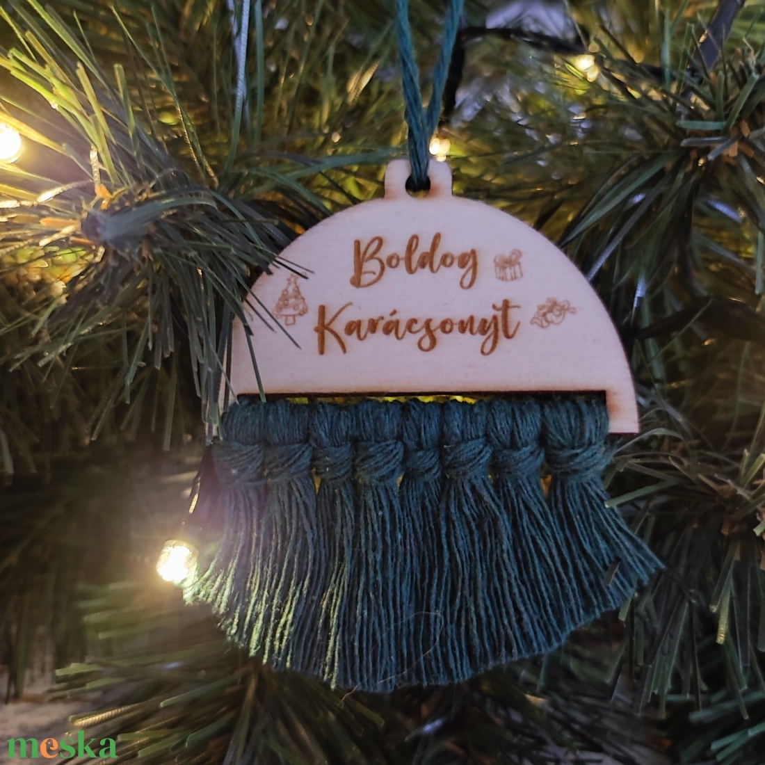 Karácsonyfa dísz kicsi - karácsony - karácsonyi lakásdekoráció - karácsonyfadíszek - Meska.hu