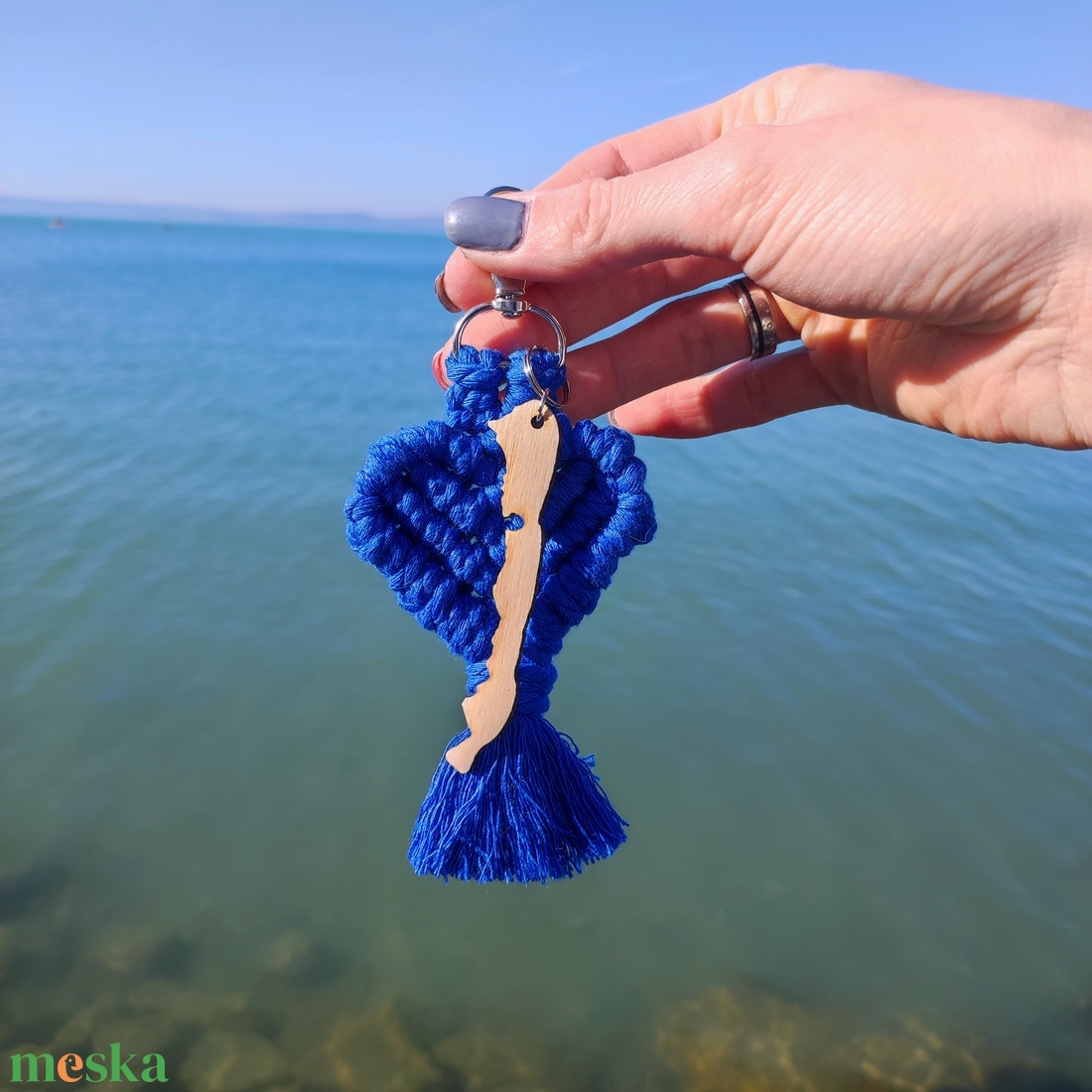 I love Balaton kulcstartó  - táska & tok - kulcstartó & táskadísz - kulcstartó - Meska.hu