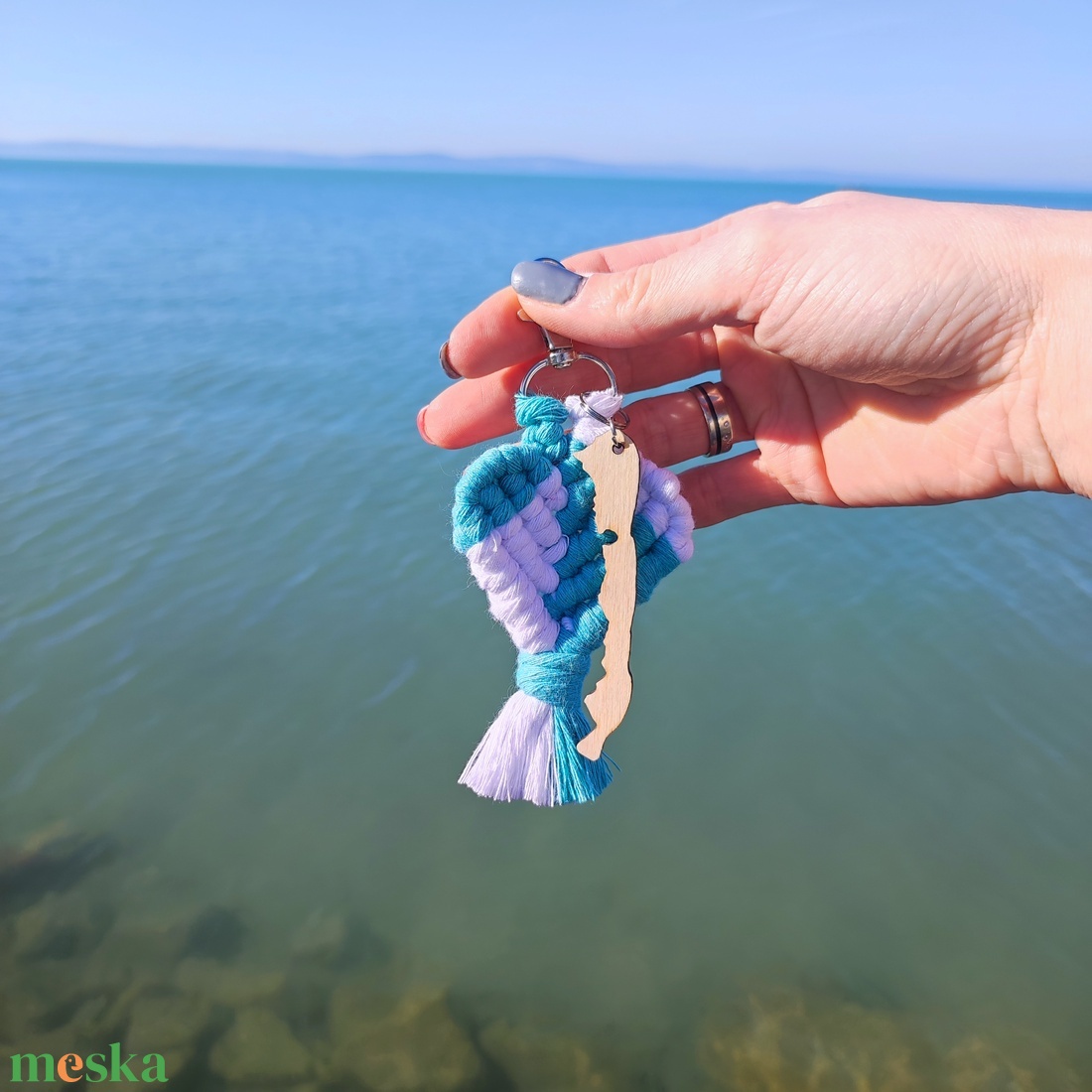 I love Balaton kulcstartó  - táska & tok - kulcstartó & táskadísz - kulcstartó - Meska.hu