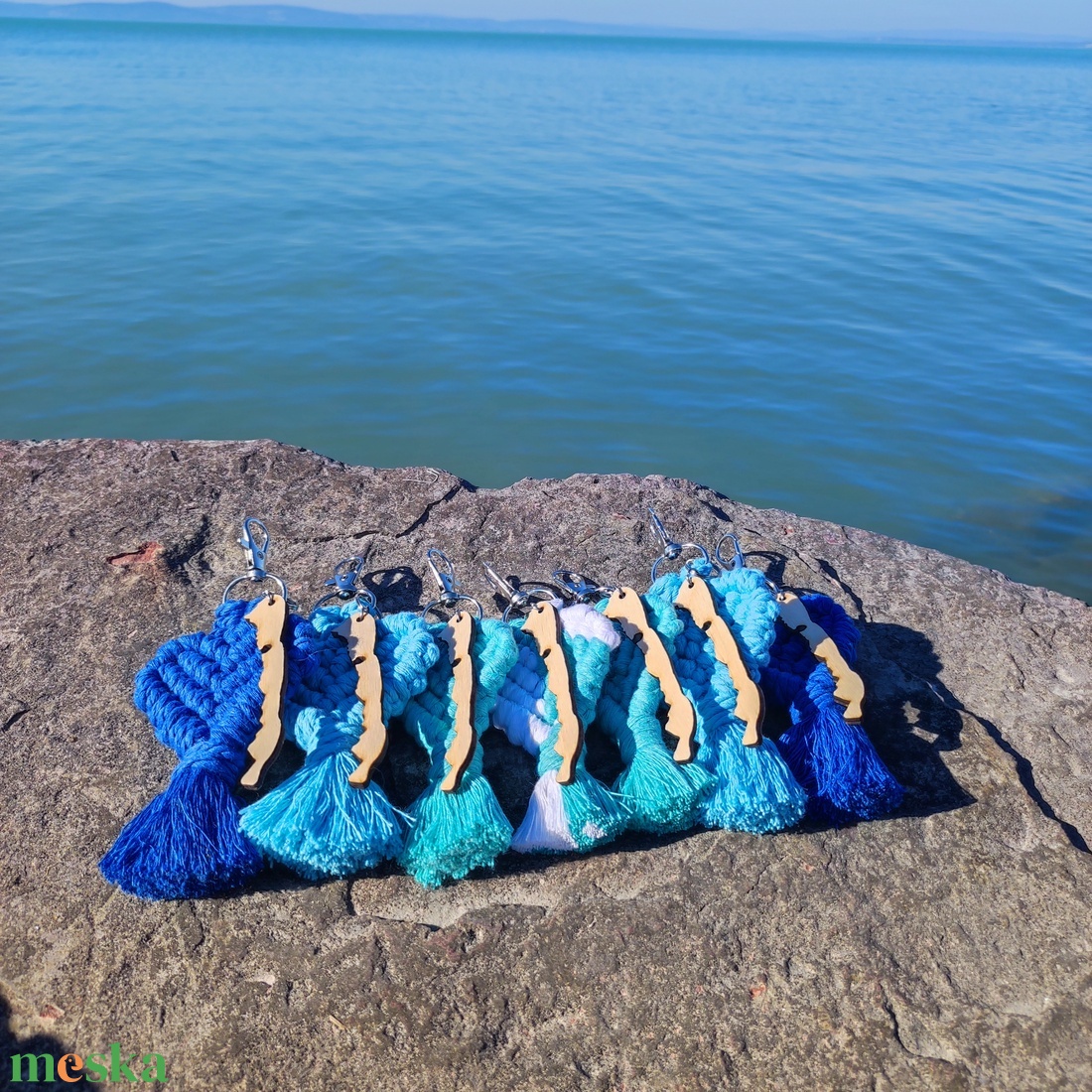 I love Balaton kulcstartó  - táska & tok - kulcstartó & táskadísz - kulcstartó - Meska.hu