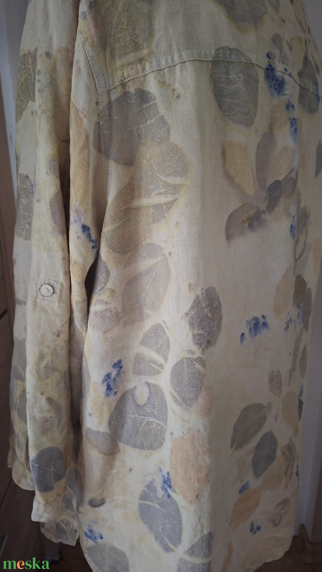 Ecoprint felső L-es - ruha & divat - női ruha - alkalmi ruha & estélyi ruha - Meska.hu