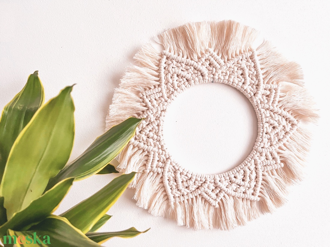 D.I.Y. Makramé Mandala készítő csomag négy színben - diy (csináld magad) - egységcsomag - Meska.hu