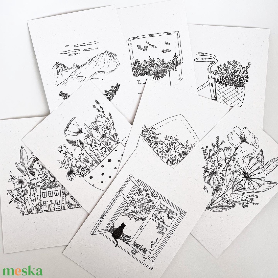 Virágos üzenet képeslap, A6 print, borítékkal - otthon & életmód - papír, írószer - ajándékozás kellékei - képeslap, üdvözlőlap - Meska.hu Virágos üzenet képeslap, A6 print, borítékkal - otthon & életmód - papír, írószer - ajándékozás kellékei - képeslap, üdvözlőlap - Meska.hu