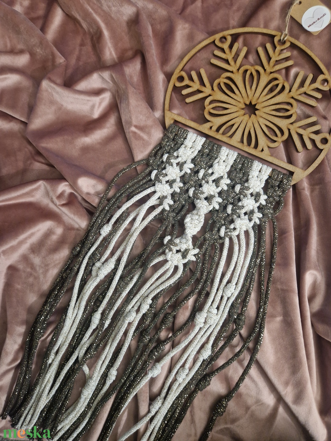 Ajtódísz fa alapra - karácsony - karácsonyi lakásdekoráció - karácsonyi ajtódíszek - Meska.hu