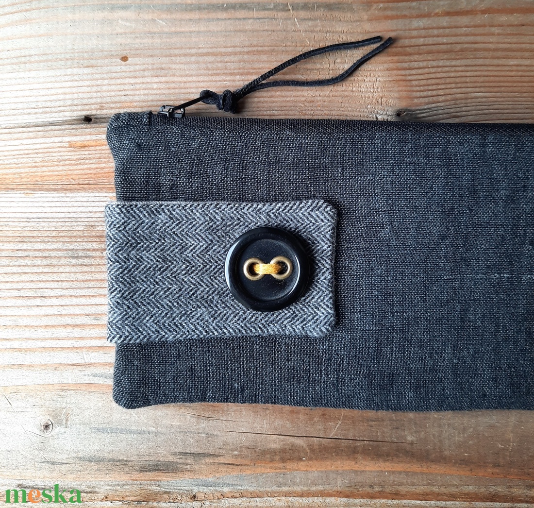 Len telefontok, szürke textil neszesszer - táska & tok - pénztárca & más tok - kártyatartó & irattartó - Meska.hu Len telefontok, szürke textil neszesszer - táska & tok - pénztárca & más tok - kártyatartó & irattartó - Meska.hu
