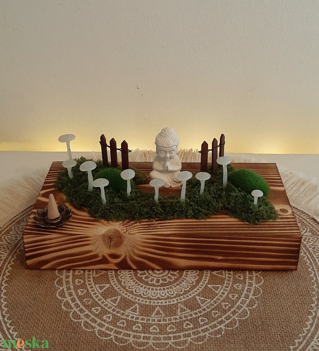 Gombalámpás Buddhával - otthon & életmód - dekoráció - asztal és polc dekoráció - asztaldísz - Meska.hu Gombalámpás Buddhával - otthon & életmód - dekoráció - asztal és polc dekoráció - asztaldísz - Meska.hu