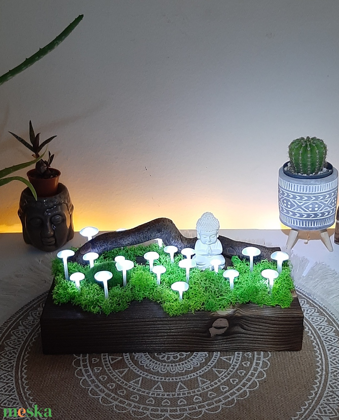 Buddha csodalámpás - otthon & életmód - dekoráció - asztal és polc dekoráció - florárium, terrárium - Meska.hu
