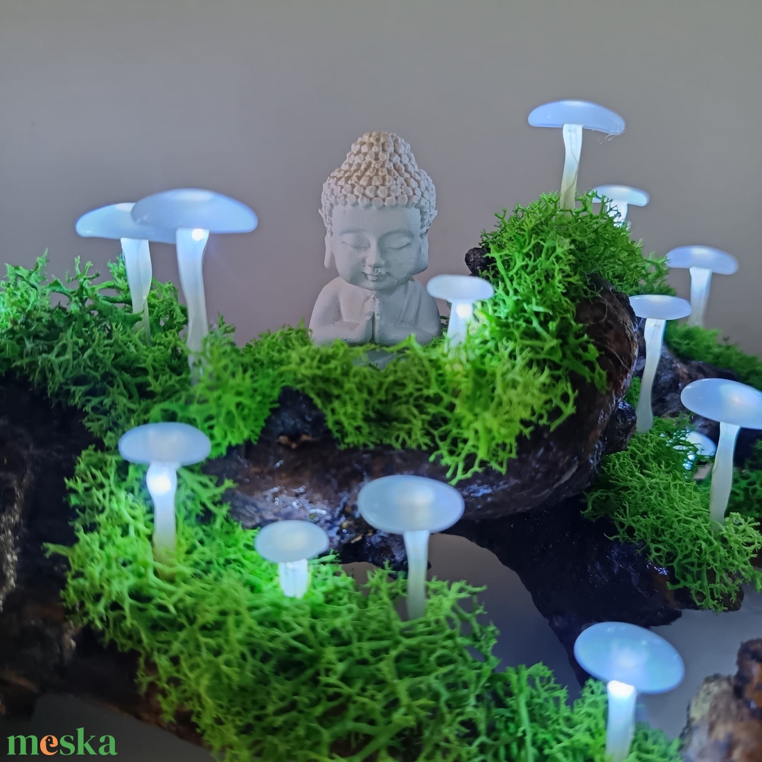 Buddha Csodafény lámpás  - karácsony - karácsonyi lakásdekoráció - ünnepi asztaldekoráció - Meska.hu