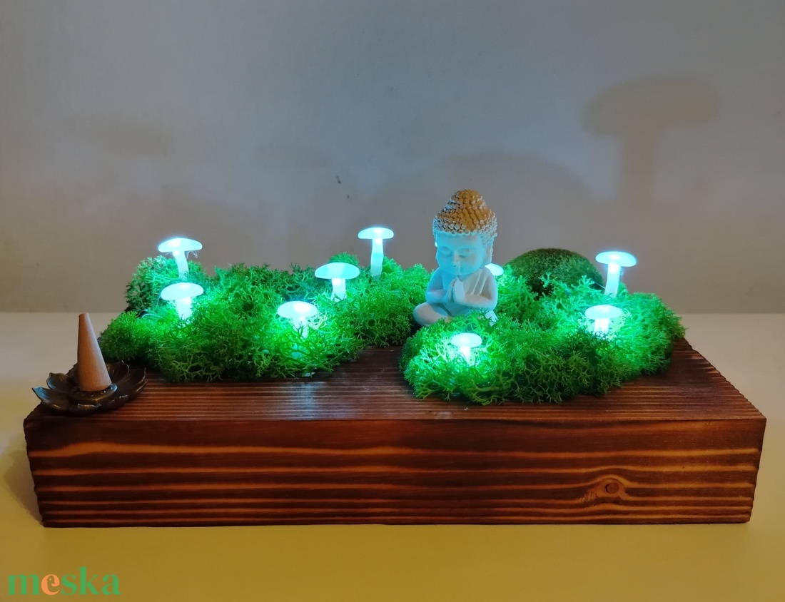 Buddha Csodalámpás  - karácsony - karácsonyi lakásdekoráció - ünnepi asztaldekoráció - Meska.hu