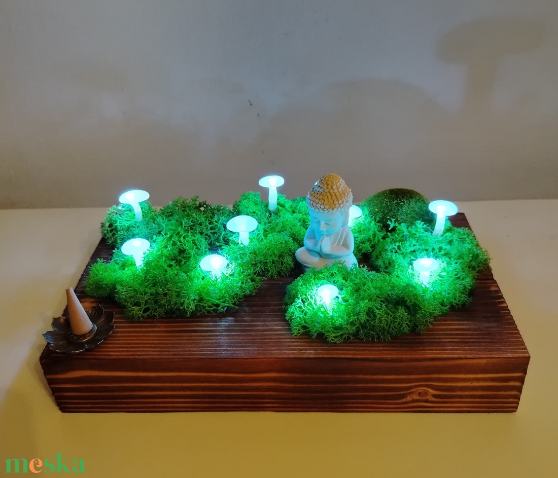 Buddha Csodalámpás  - karácsony - karácsonyi lakásdekoráció - ünnepi asztaldekoráció - Meska.hu
