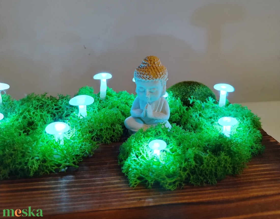 Buddha Csodalámpás  - karácsony - karácsonyi lakásdekoráció - ünnepi asztaldekoráció - Meska.hu