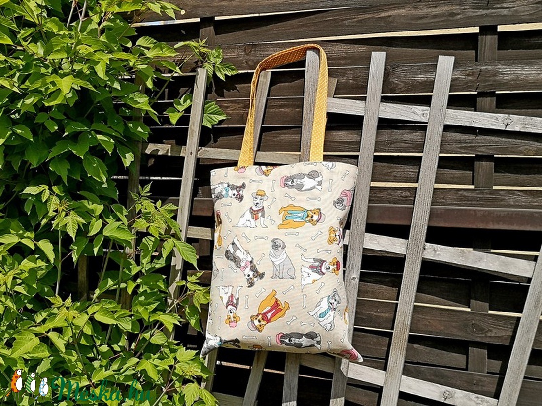Kedvenceink Kutyás Szatyor - táska & tok - bevásárlás & shopper táska - shopper, textiltáska, szatyor - Meska.hu