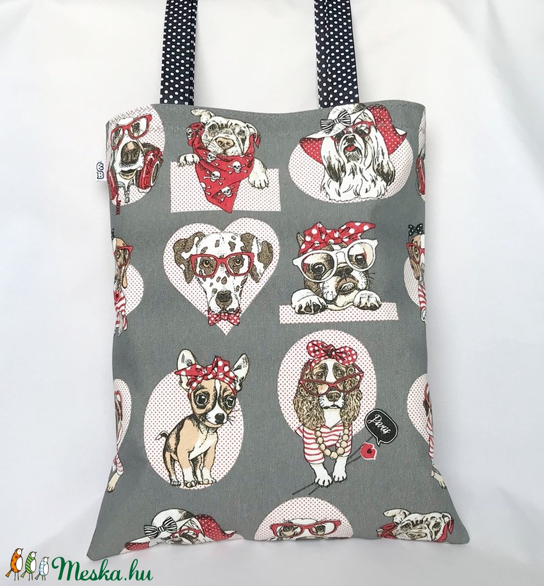 Csivava Dalmata Vizsla Mopsz Trendi Kutyás Szatyor - táska & tok - bevásárlás & shopper táska - shopper, textiltáska, szatyor - Meska.hu Csivava Dalmata Vizsla Mopsz Trendi Kutyás Szatyor - táska & tok - bevásárlás & shopper táska - shopper, textiltáska, szatyor - Meska.hu