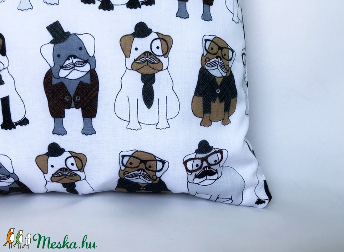 Angol Bulldog Kutyás Szatyor  - táska & tok - bevásárlás & shopper táska - shopper, textiltáska, szatyor - Meska.hu